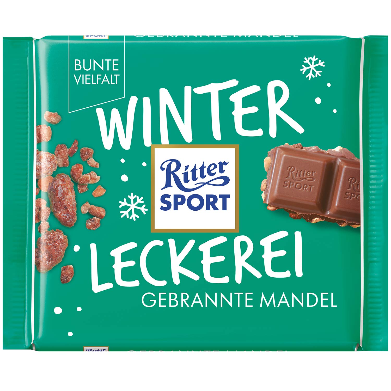 Ritter Sport Winterleckerei Gebrannte Mandel 100г